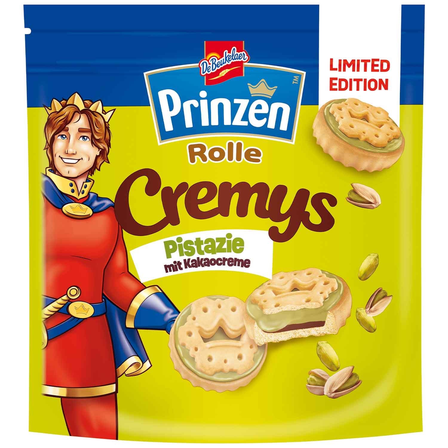 Prinzen Rolle Cookies CREMYS Mini PISTACHIO cream 172g-FREE SHIPPING