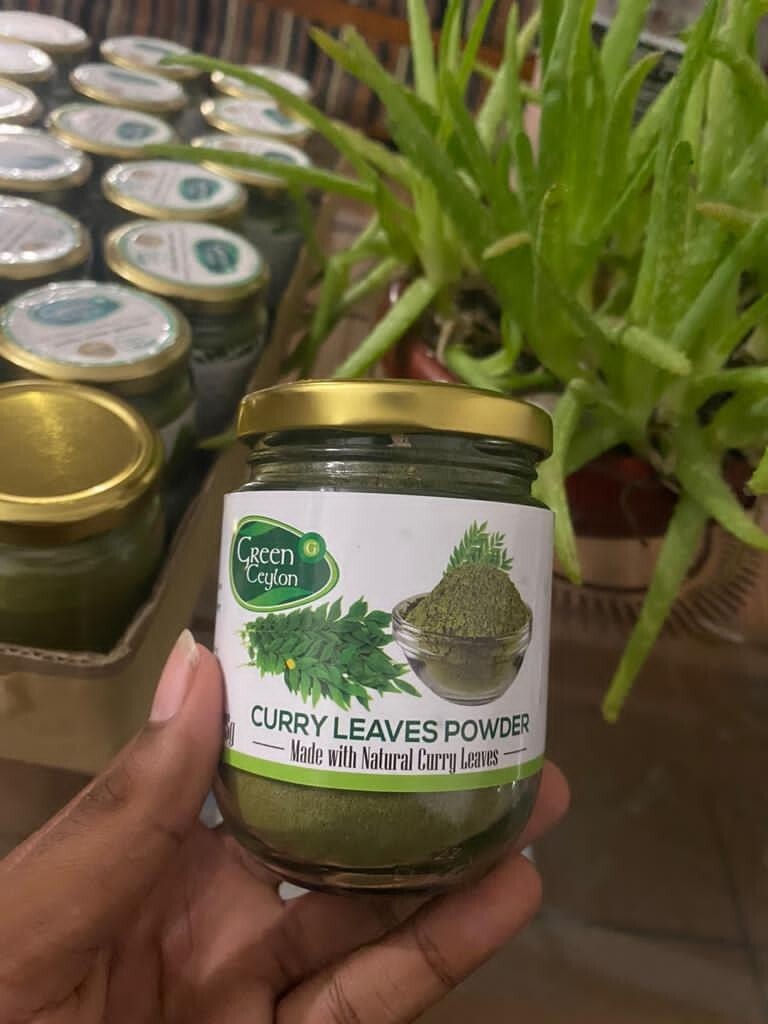 Ground Pure Natural Organic Dried Curry Leaves Powder Ceylon