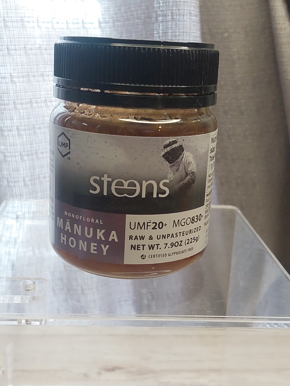 Steens Manuka Honey – MGO 830+ UMF 20+ Mono Floral Raw & Unpasteurized 7.9 Oz