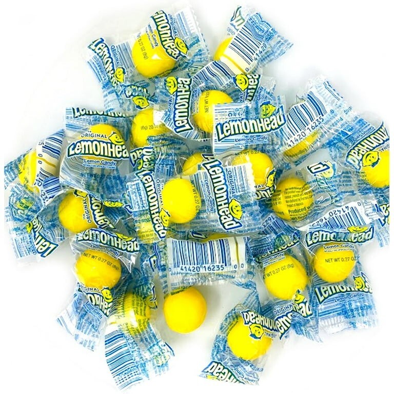 Original Lemonhead Candy – Genuine Sour Lemon Candies – Bulk – Choose Sizes