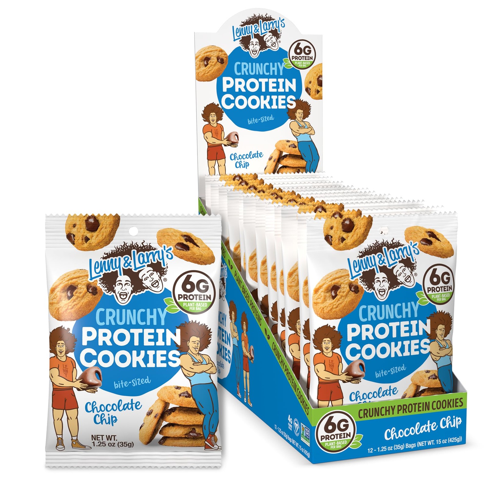 Lenny & Larry’s The Complete Crunchy 1.25 Ounce (Pack of 12), Chocolate Chip