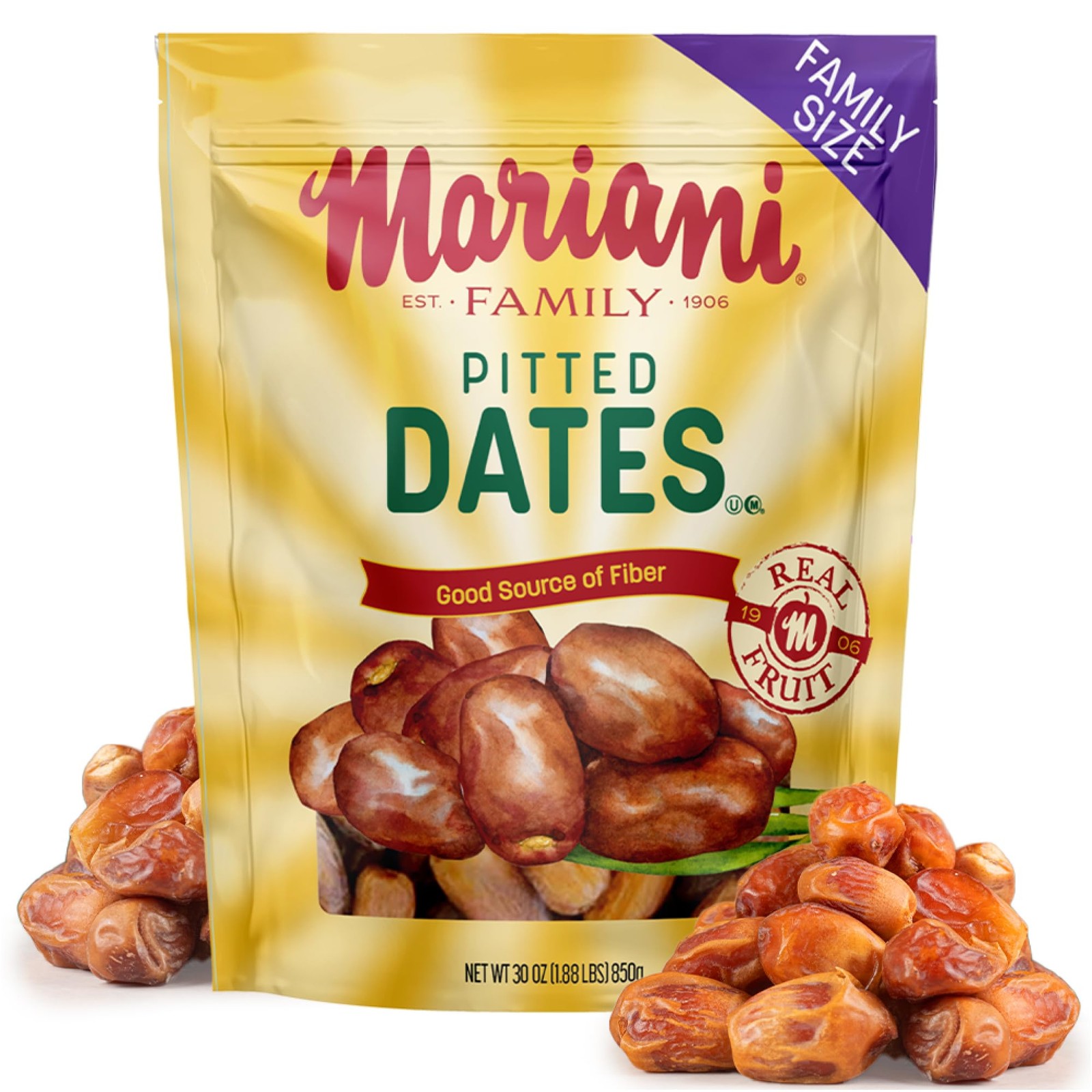 Bulk Dried Pitted Dates 30oz Naturally Sweet Healthy Snacking Baking Pantry E…