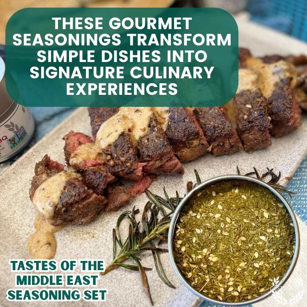 Middle Eastern Seasoning Gift Set – Tastes of The Middle East – Six Pack
