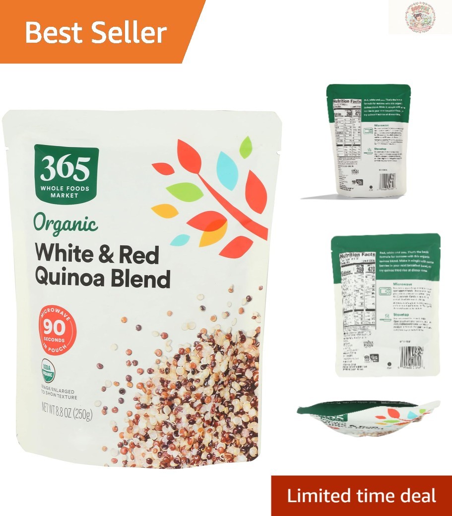 South American Organic Quinoa Blend, 90-Second Microwave Convenience, 8.8 Ounce