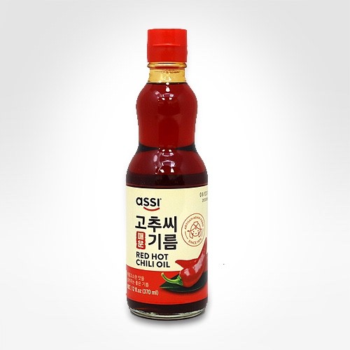 Assi Korean Spicy Red Hot Chili Oil 370ml 12floz Korea K-pop Food Kpop