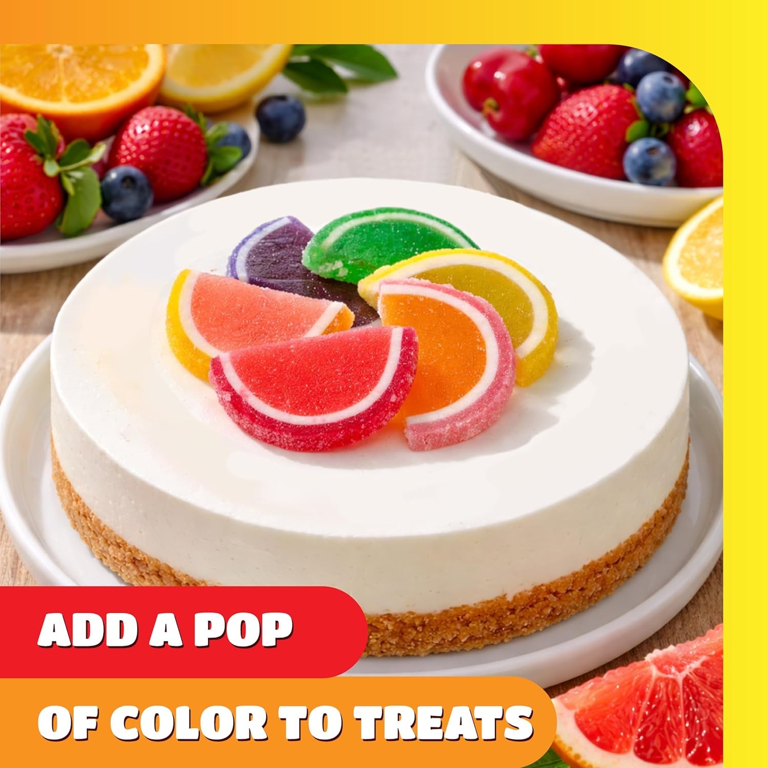 Fruit Slices – 2 Pound Bulk Pack – 60 Count – Jelly Candy – Assorted Flavors