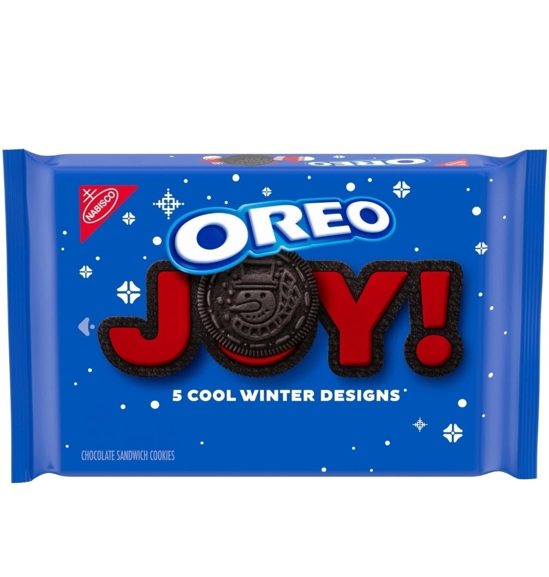 🧣Oreo Joy Red Cookies Christmas Limited Edition 1 lb 4 oz BB MAR 2023