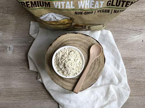 Vital Wheat Gluten Powder High in Protein (4lb) 4 Pound Resealable Keto Low Carb