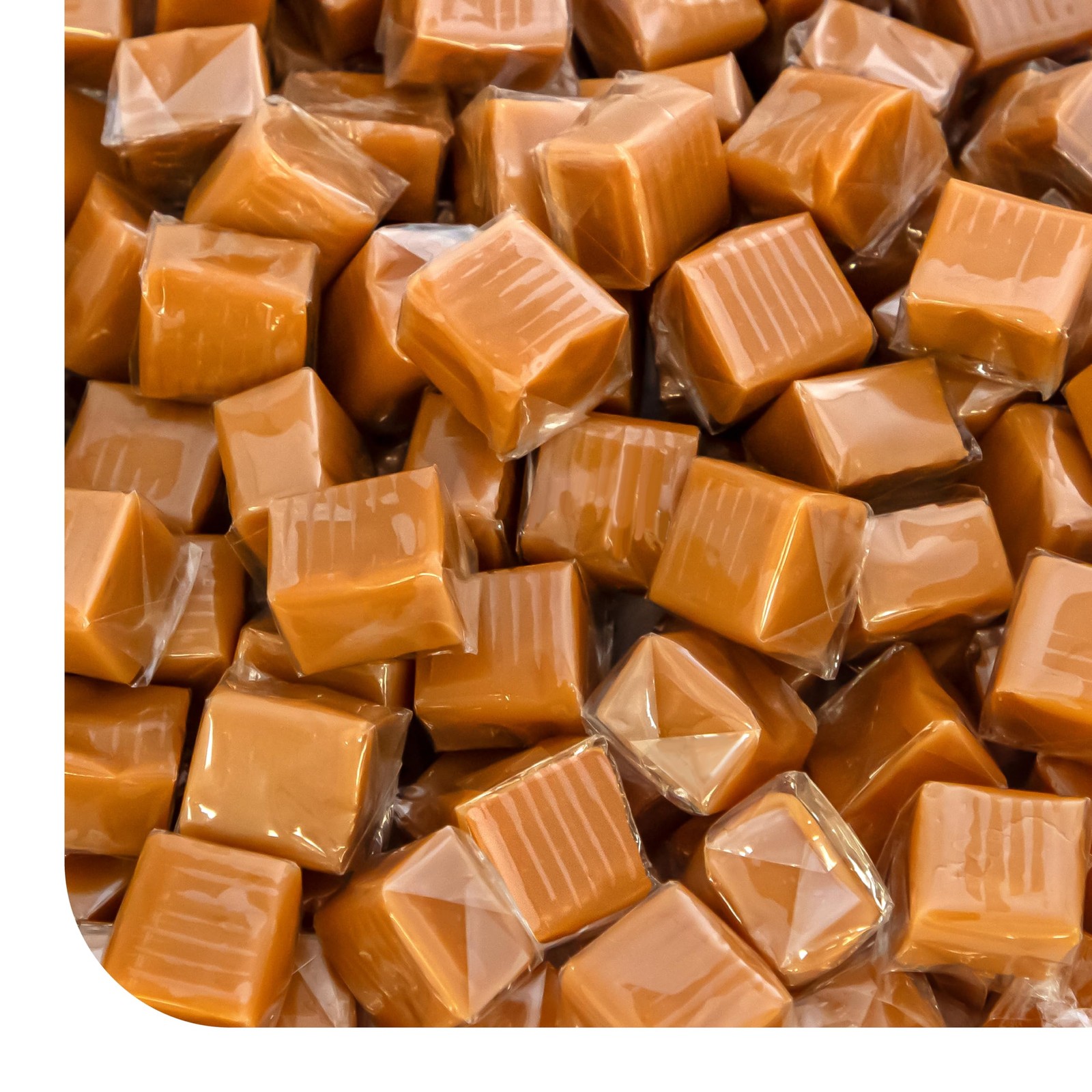 Sea Salt Caramel Cubes Candy 2 Pounds, Individually Wrapped, Bulk Pack (About…