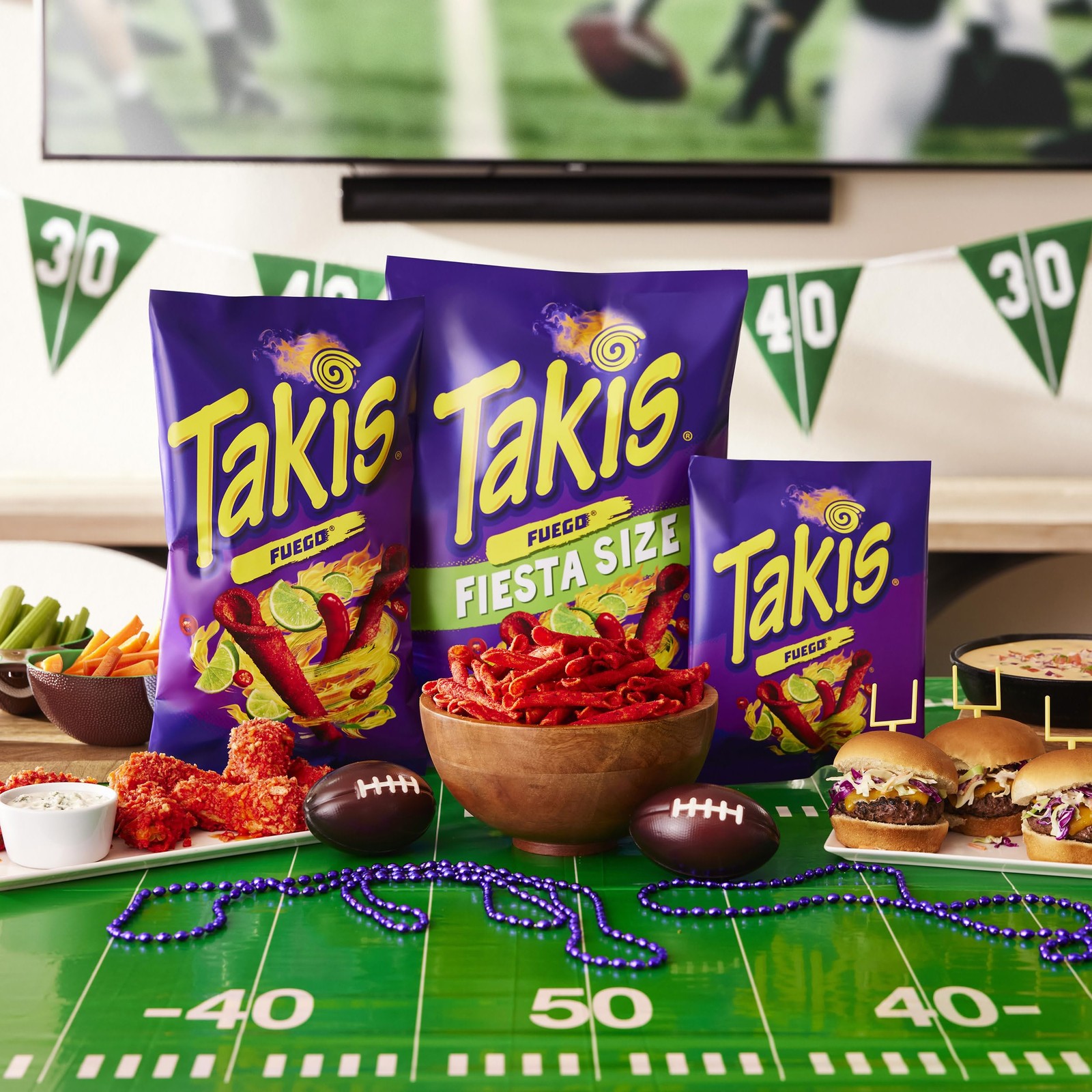Takis Fuego 17 oz Fiesta Size Hot Chili Pepper & Lime Extreme Spicy Rolled Corn