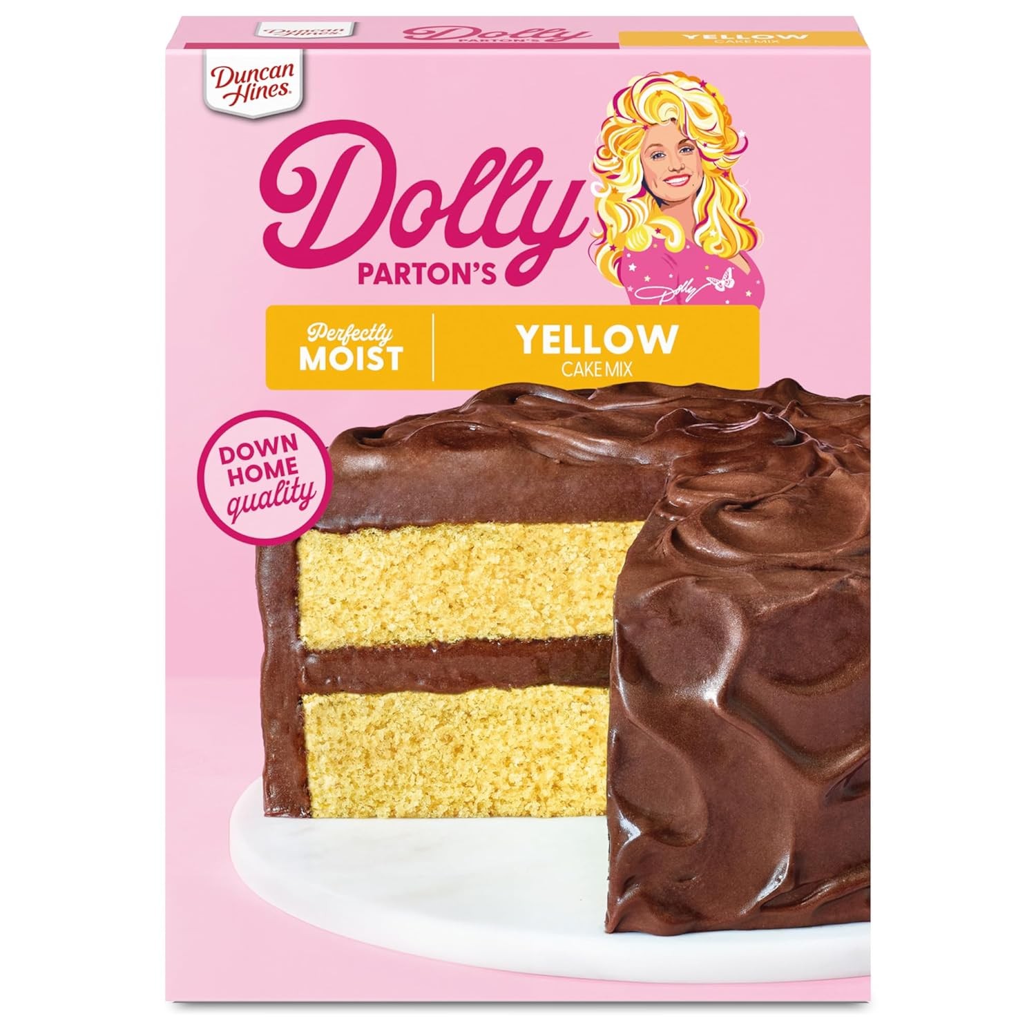 Duncan Hines Dolly Parton’s Favorite Yellow Cake Mix 15.25 oz