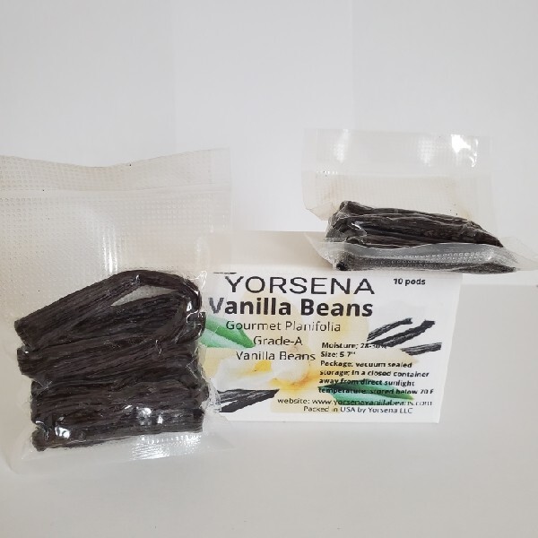 Madagascar Vanilla Beans Grade A , planifolia 10 pods