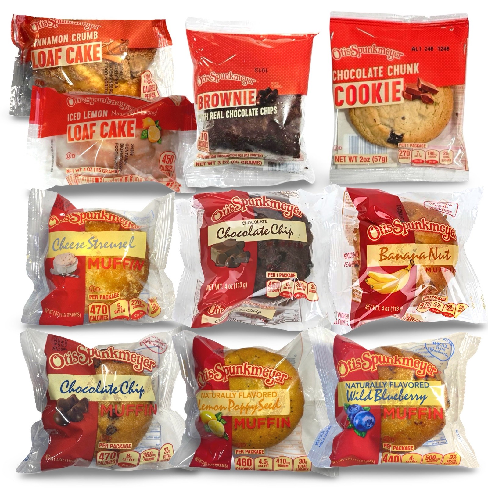 Individually Wrapped Banana Nut Muffins by Otis Spunkmeyer | 4 Ounce | Pack of 1