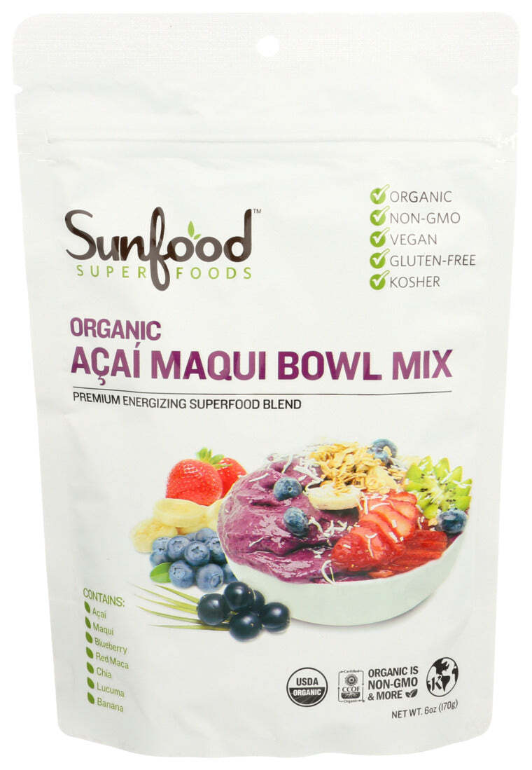 Sunfood Superfoods Organic Acai Maqui Mix 1 Each 6 Oz