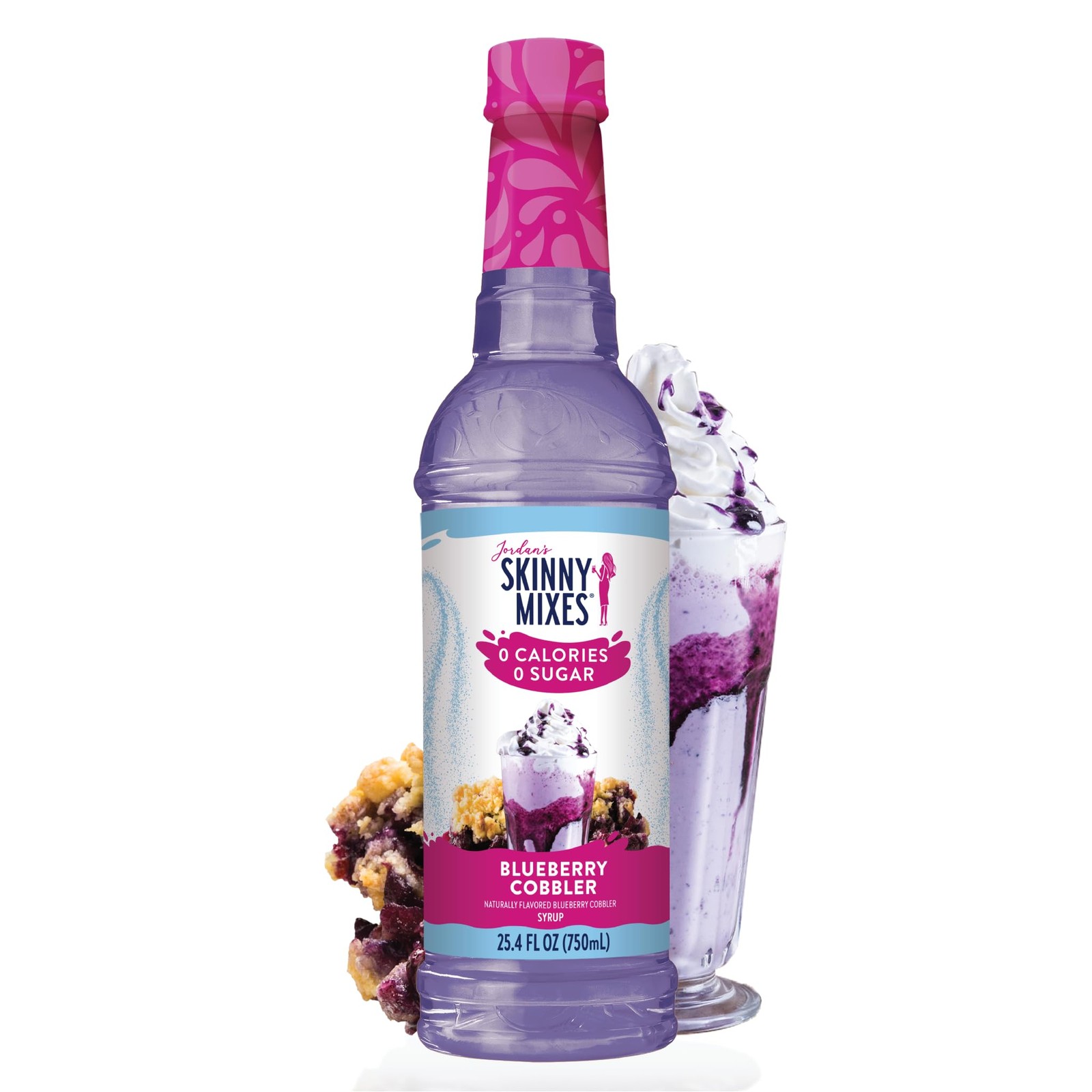 Jordan’s Skinny Mixes Sugar Free Coffee Syrup, 25.4 Fl Oz (Pack of 1)