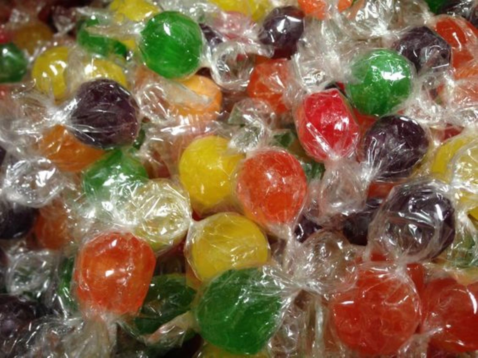 ASSORTED SOUR FRUIT FLAVORED BALLS – WRAPPED – SHIPS FREE – Varied BAG
