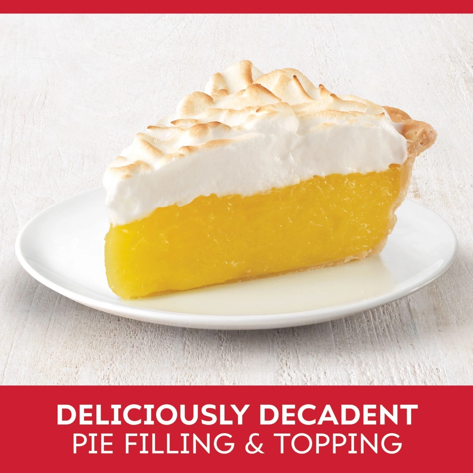 (4pack) Duncan Hines Comstock Original Lemon Crème Pie Filling and Topping,21 oz