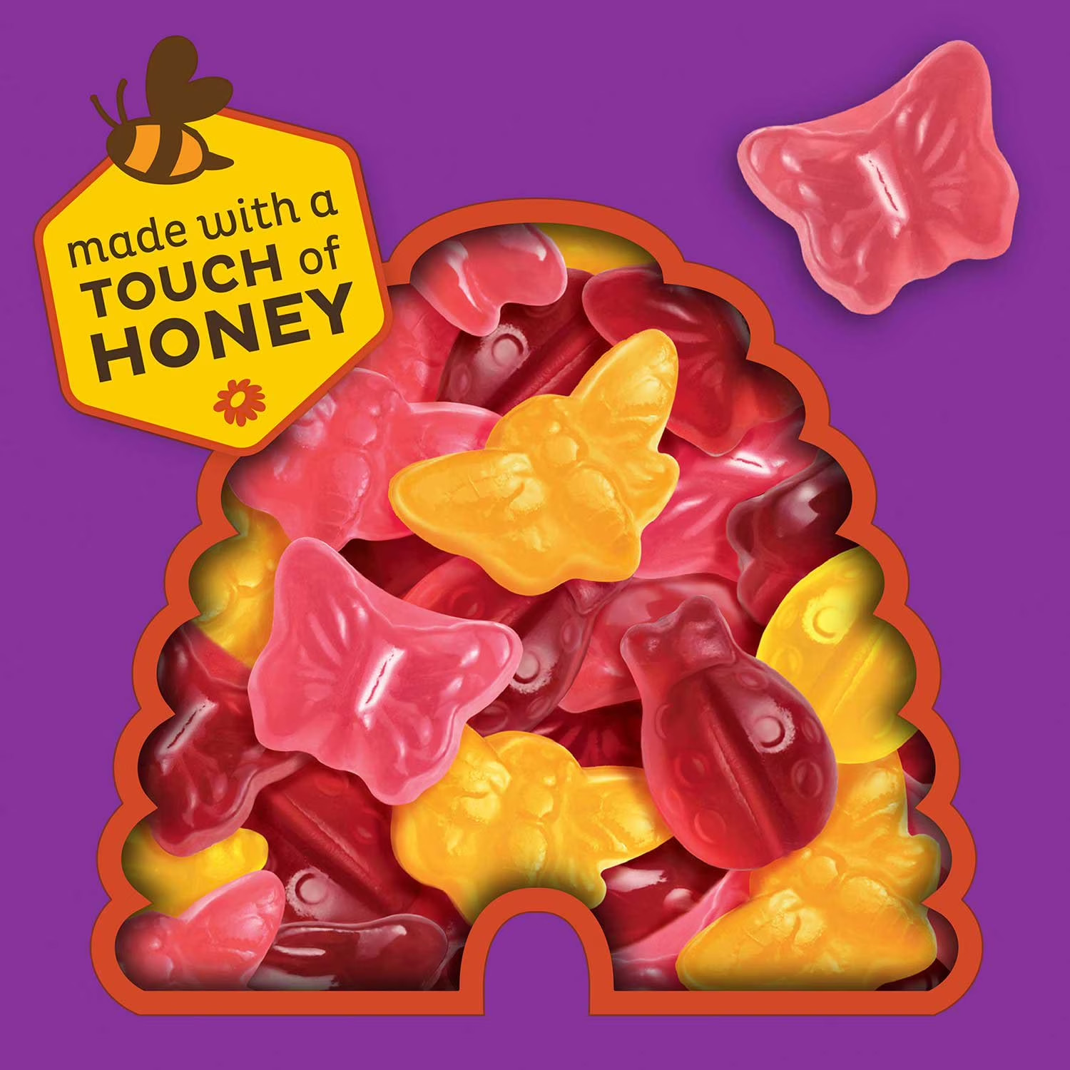 Annie’s Organic Bees, Bugs & Butterflies Fruit Flavored Snacks 0.7 oz., 50 pk.