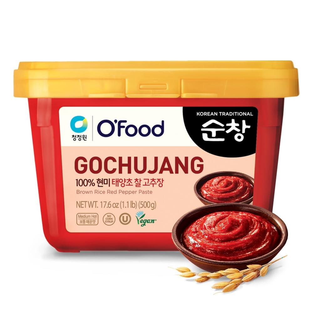 Medium Gochujang 1.1lb | Korean Red Chili Pepper Paste | Spicy, Sweet Sauce