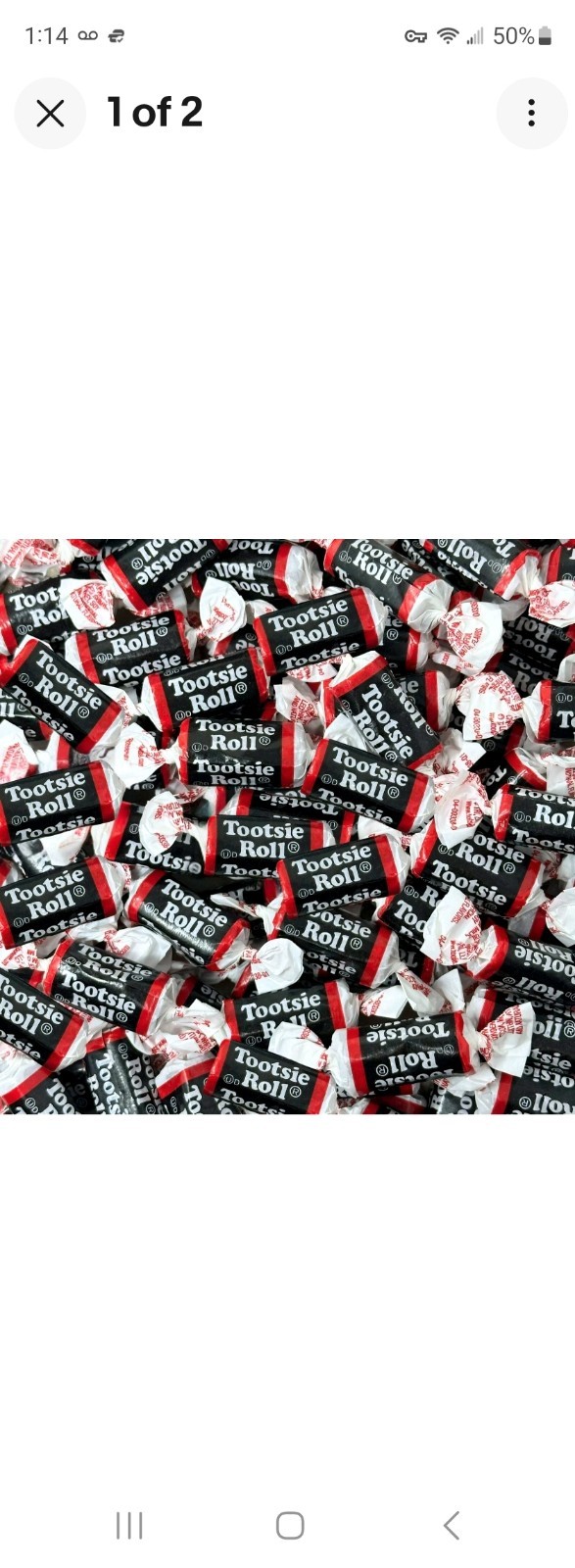 Tootsie Rolls Long Chocolate Chews Original – 4Lb Bulk Bag of long Tootsie Roll