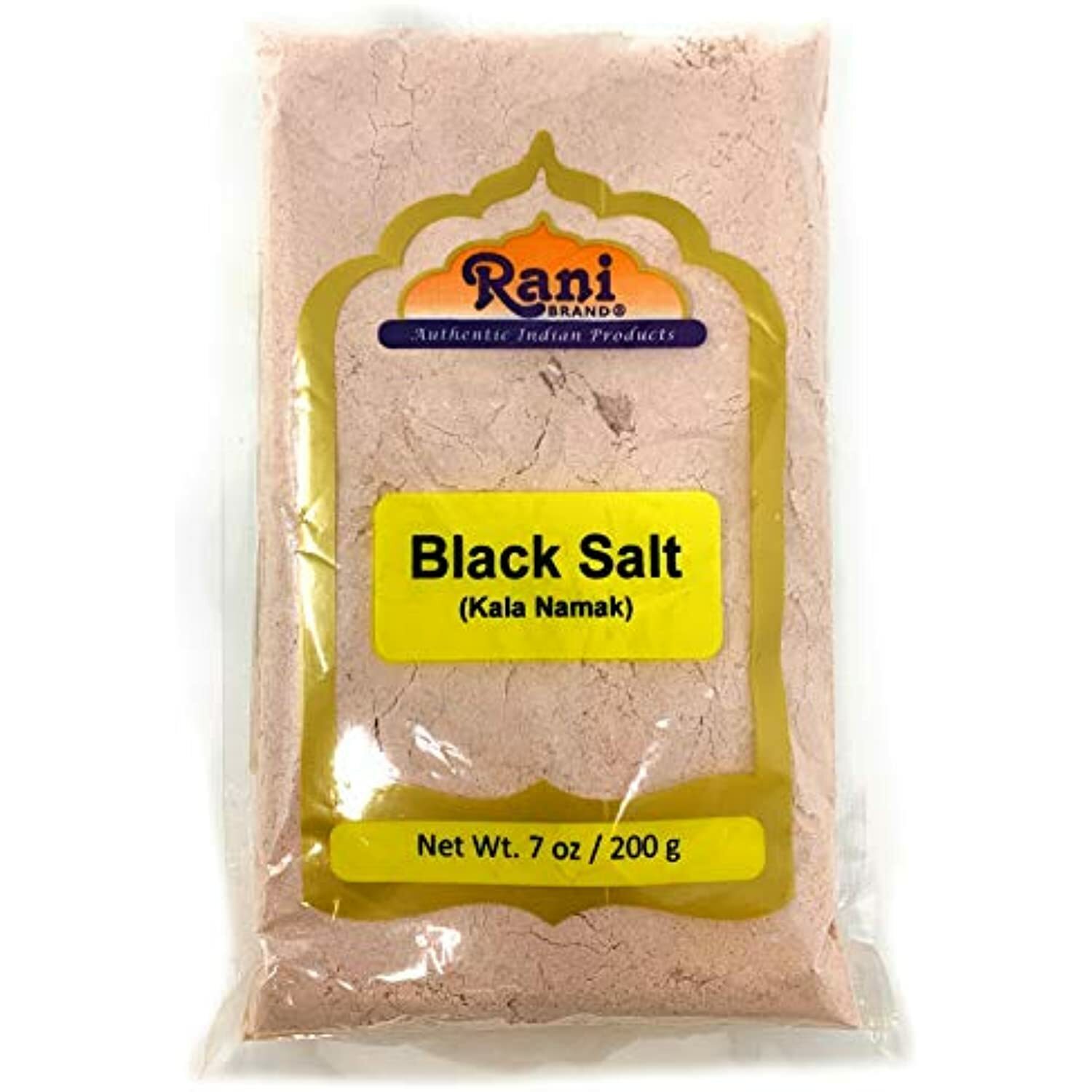 Rani Black Salt (Kala Namak Mineral) Powder, Vegan 200g (7oz)