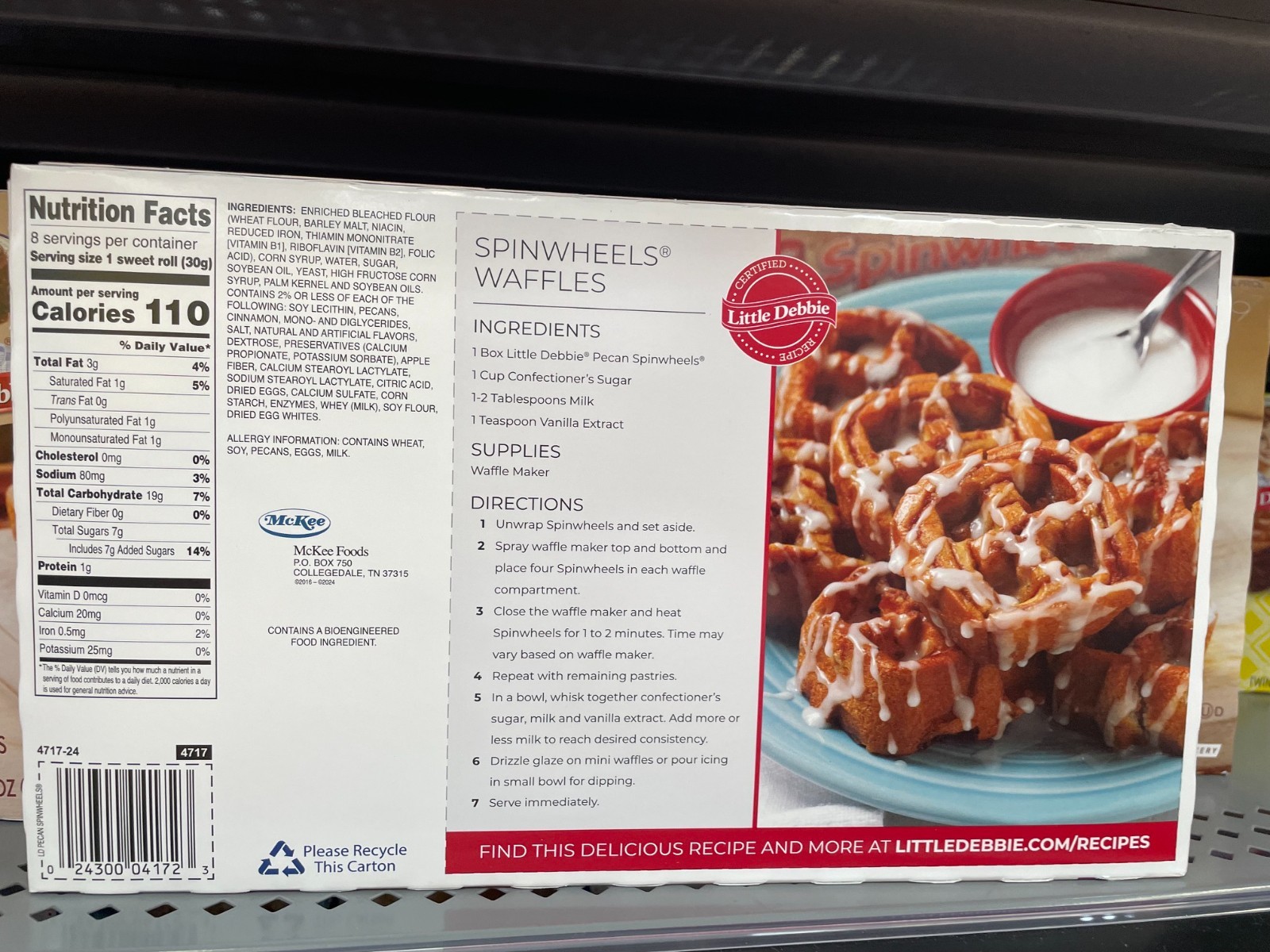 3 Pack Little Debbie Pecan Spinwheels Sweet Rolls 8.46oz Boxes Cinnamon Pastries