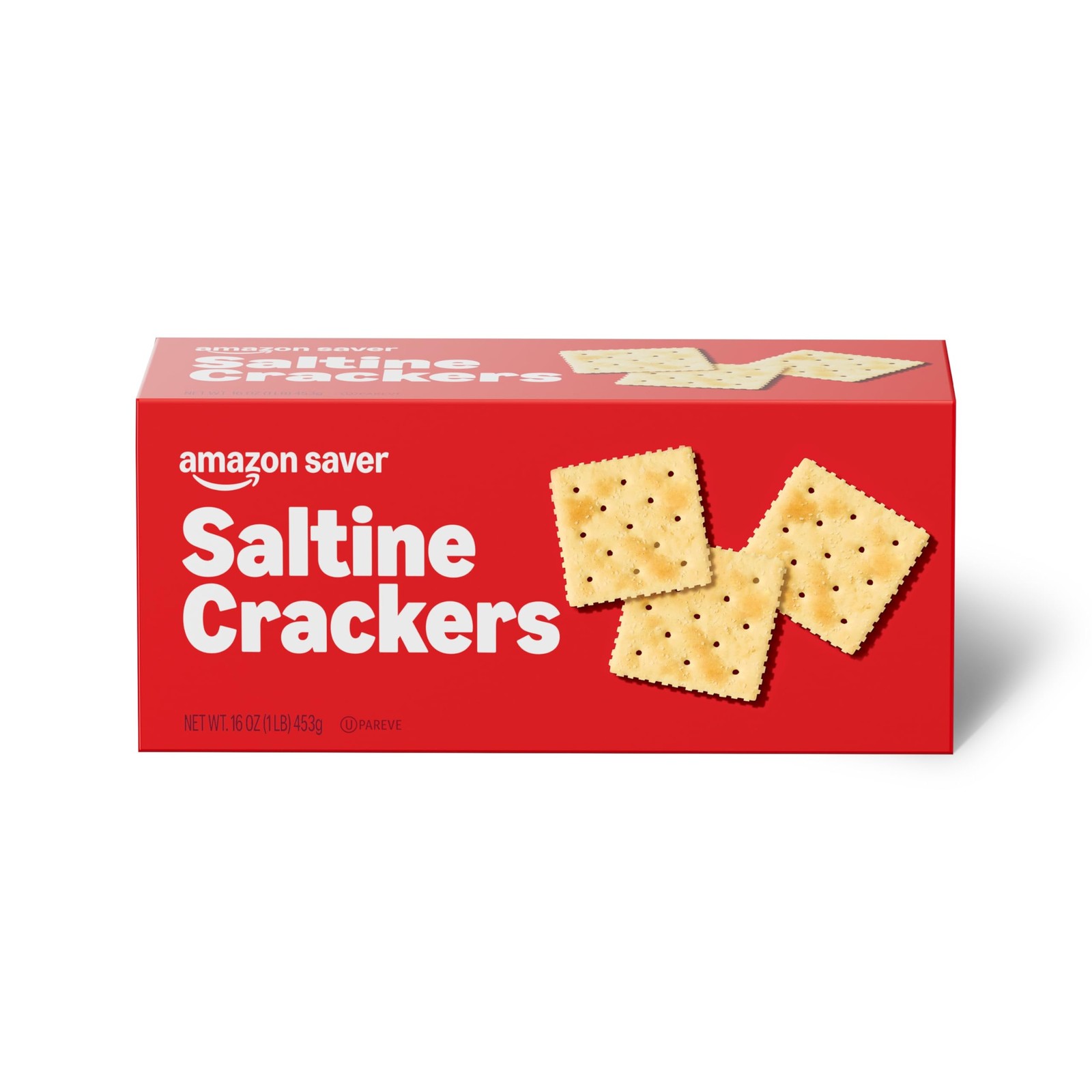 Amazon Saver, Saltine Crackers, 16 Oz 1 Count (Pack of 1)