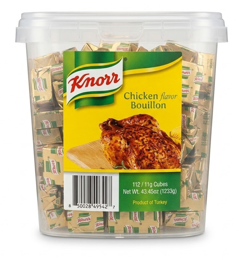 Knorr Chicken Flavor Bouillon Cubes 112 Cubes Jar