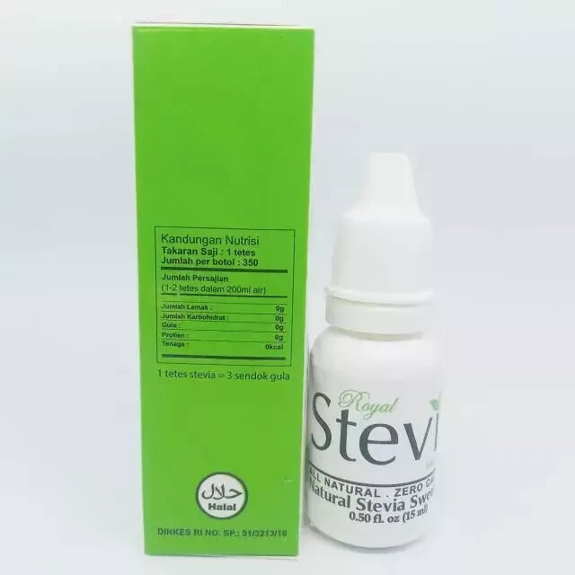 10pcs Royal Stevia Rebaudiana CandyLeaf Drop Sweetener For Diabetic Herbs 15 ml