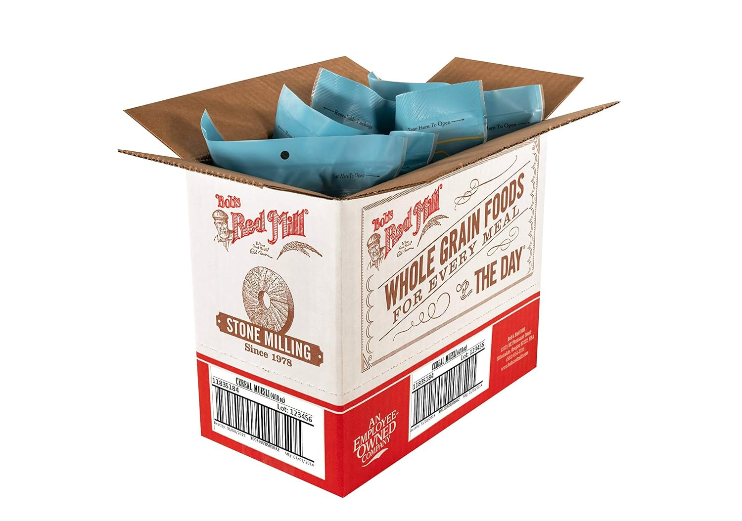 Old Country Style Muesli, 18Oz (Pack of 4) – Non GMO, Whole Grain, Vegan, Kosher