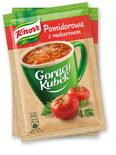 PACK OF 10 KNORR INSTANT Soup POLAND – BIG CHOICE GORACY KUBEK CUP QUICK COOKING