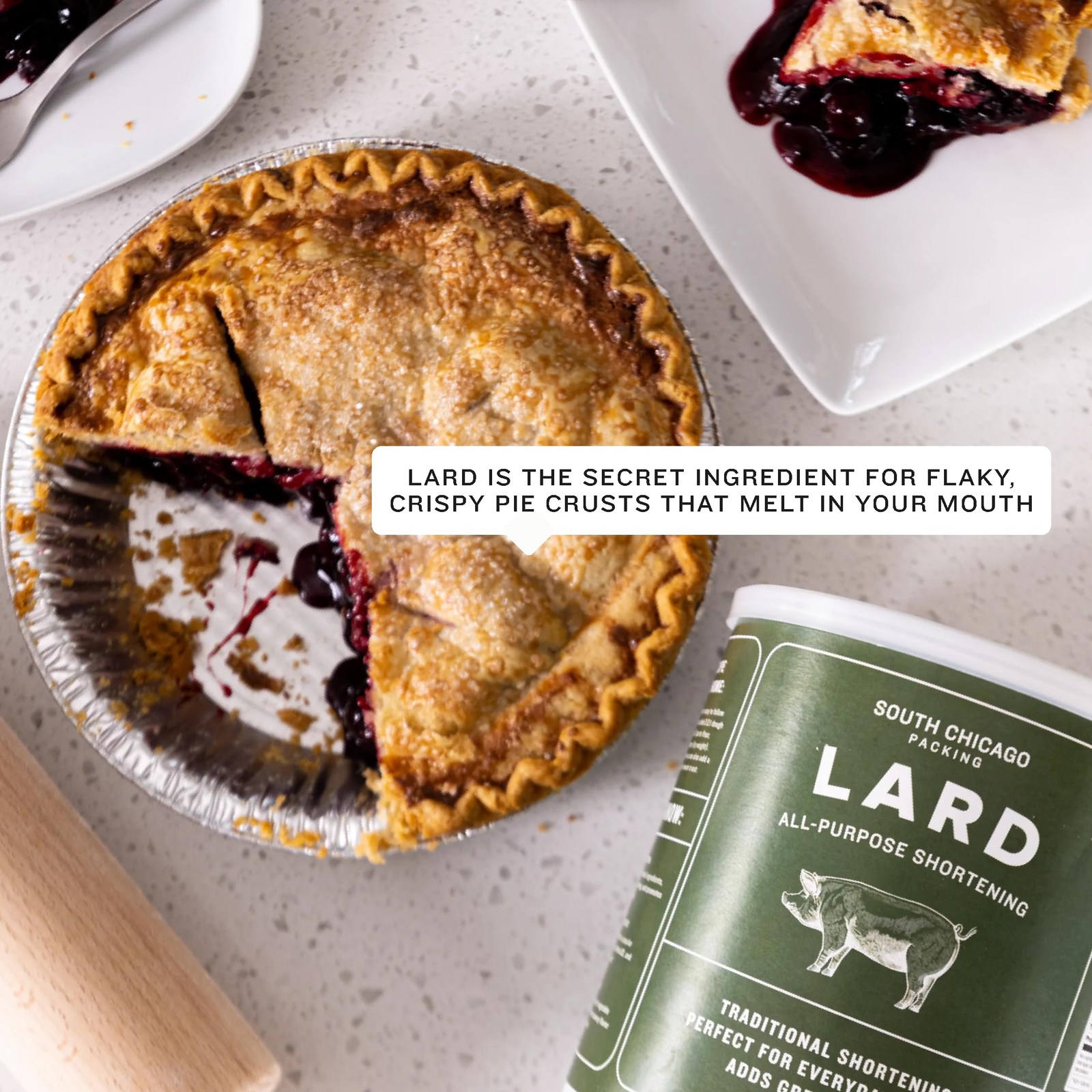 Traditonal LARD Shortening,42 Ounces,Specialty Baking Shortening and Cooking Fat