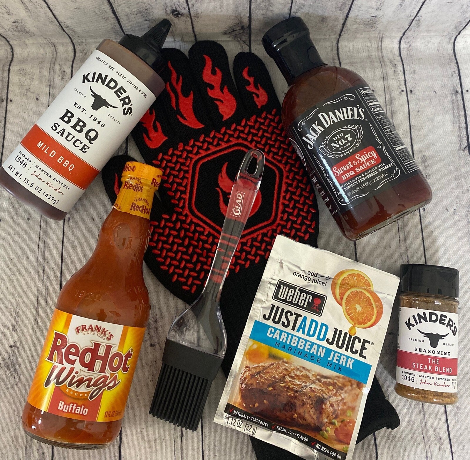BBQ GRILLING GIFT BOX, BBQ SAUCE KIT, BBQ GRILL GIFT BASKET, GIFTS FOR MEN