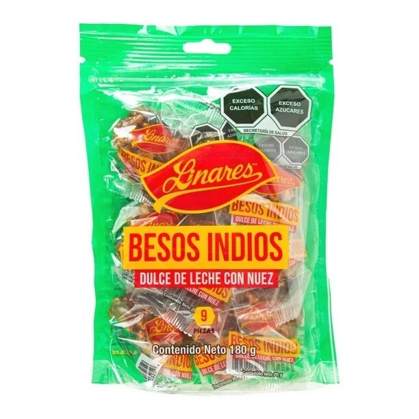BESOS INDIOS LINARES (DULCE DE LECHE CON NUEZ) – MILK CANDIES WITH PECANS
