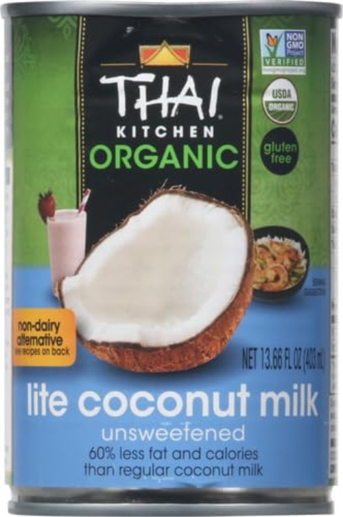 Organic Lite Coconut Milk, Non-GMO, Gluten-Free, 54.8oz