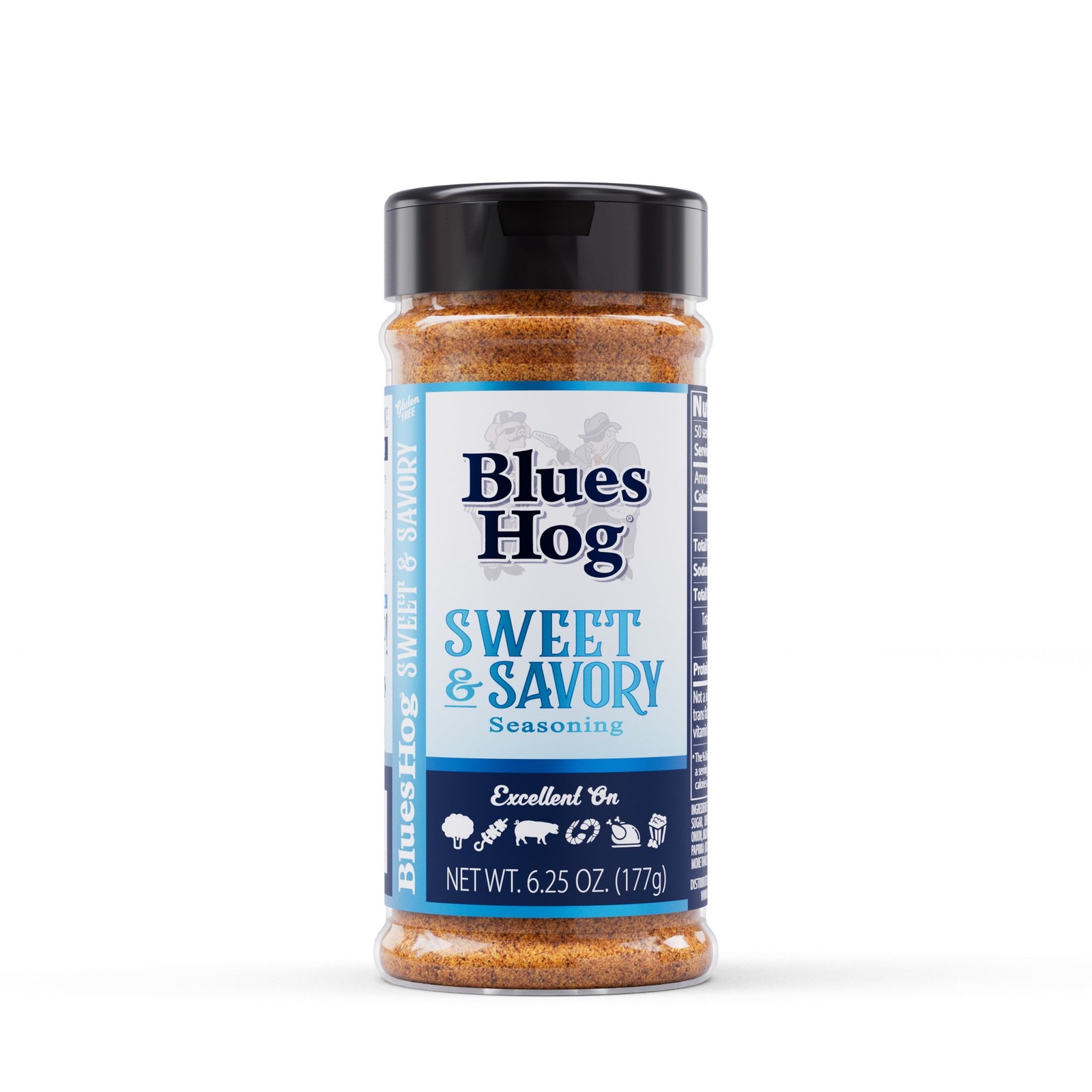 Blues Hog Sweet & Savory Seasoning, Gourmet Dry Rub with Sweet Heat, All-Natural