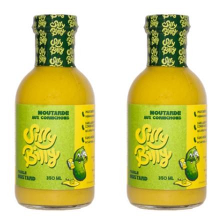 Silly Billy Mustard With Pickles 350ml (2 Pack)
