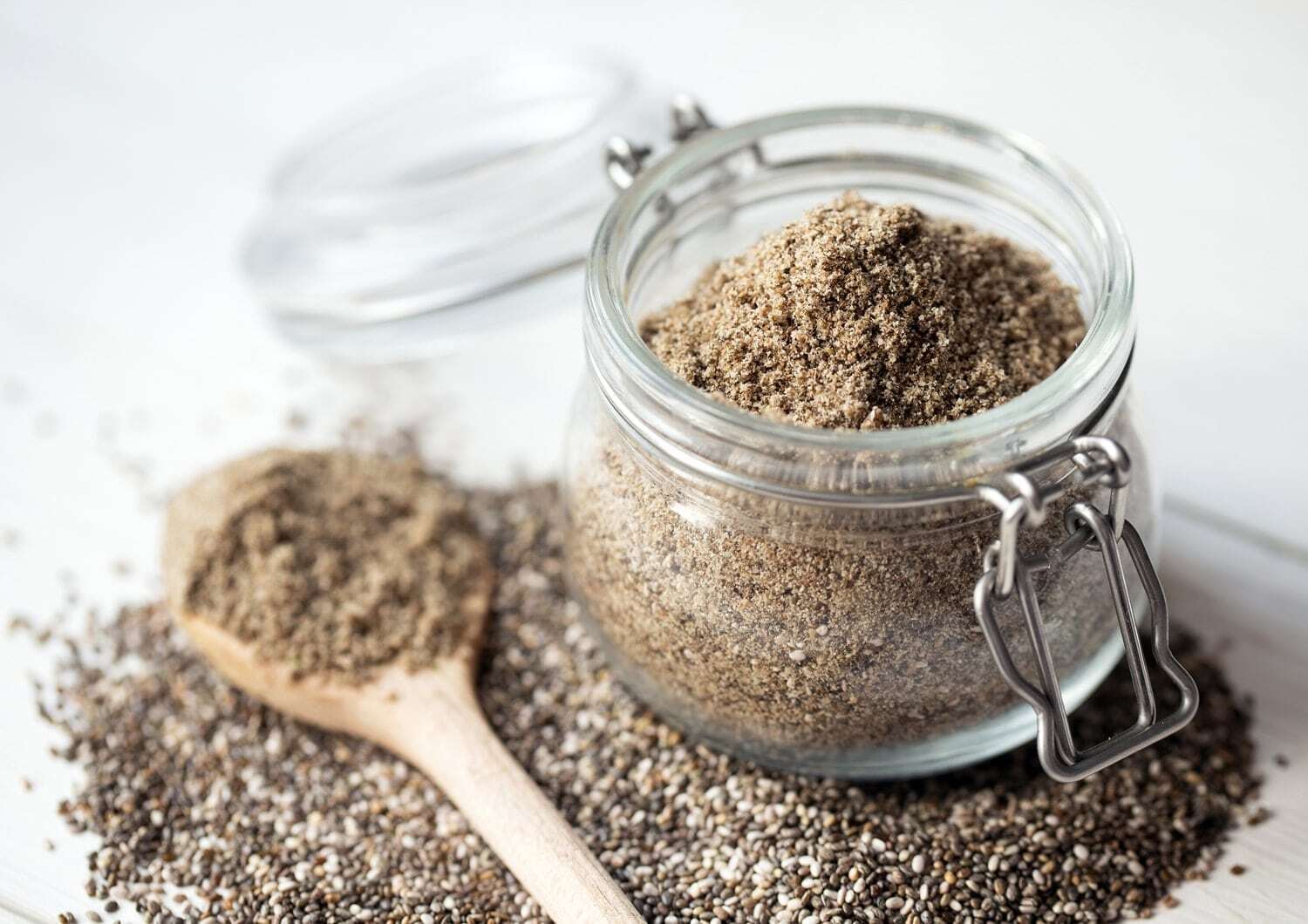 Organic Chia Seeds Powder — Non-GMO Meal, Ground Raw Chia Seeds, Cold Milled