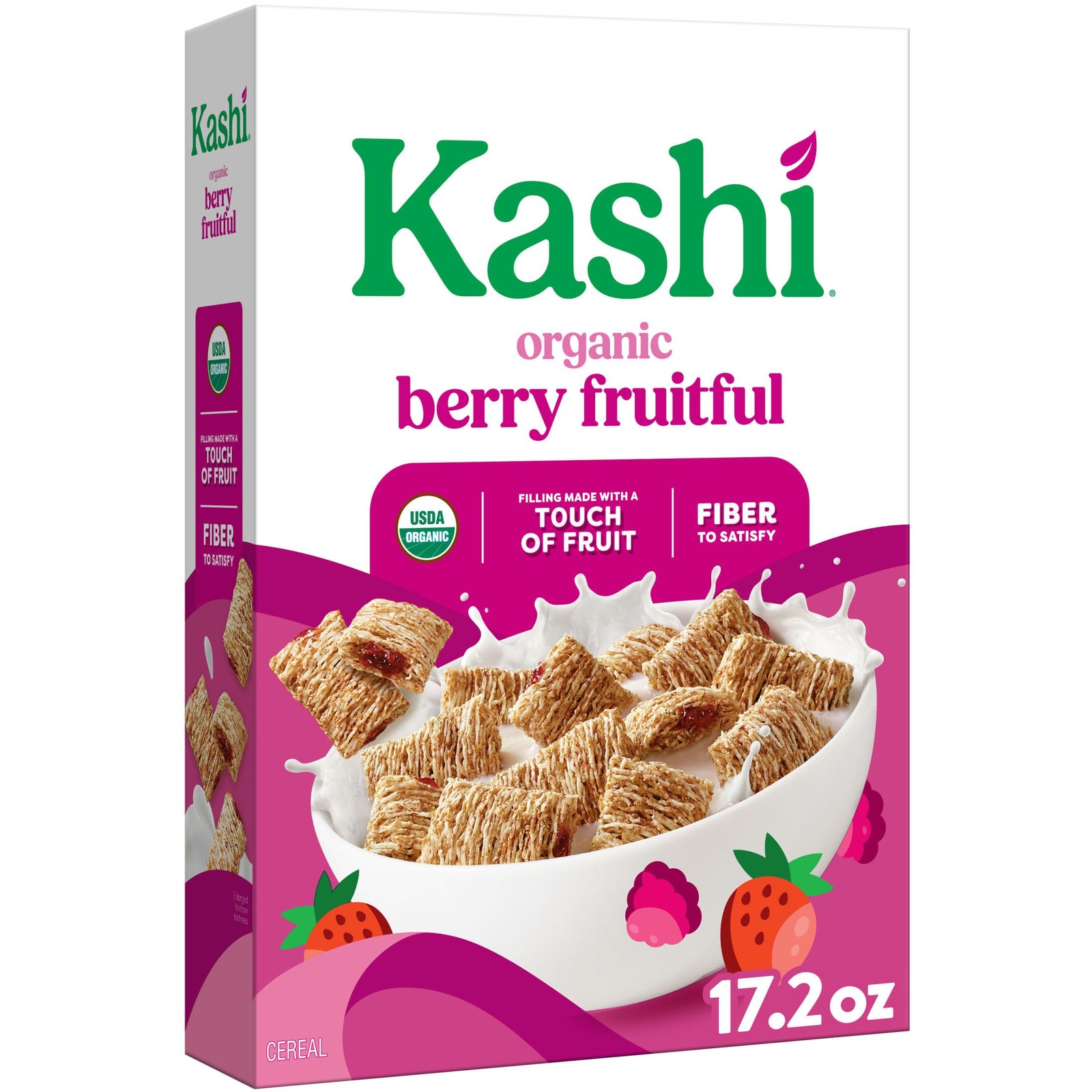 Kashi Breakfast Cereal, Organic, Fiber 17.2 Ounce (Pack of 1), No Color