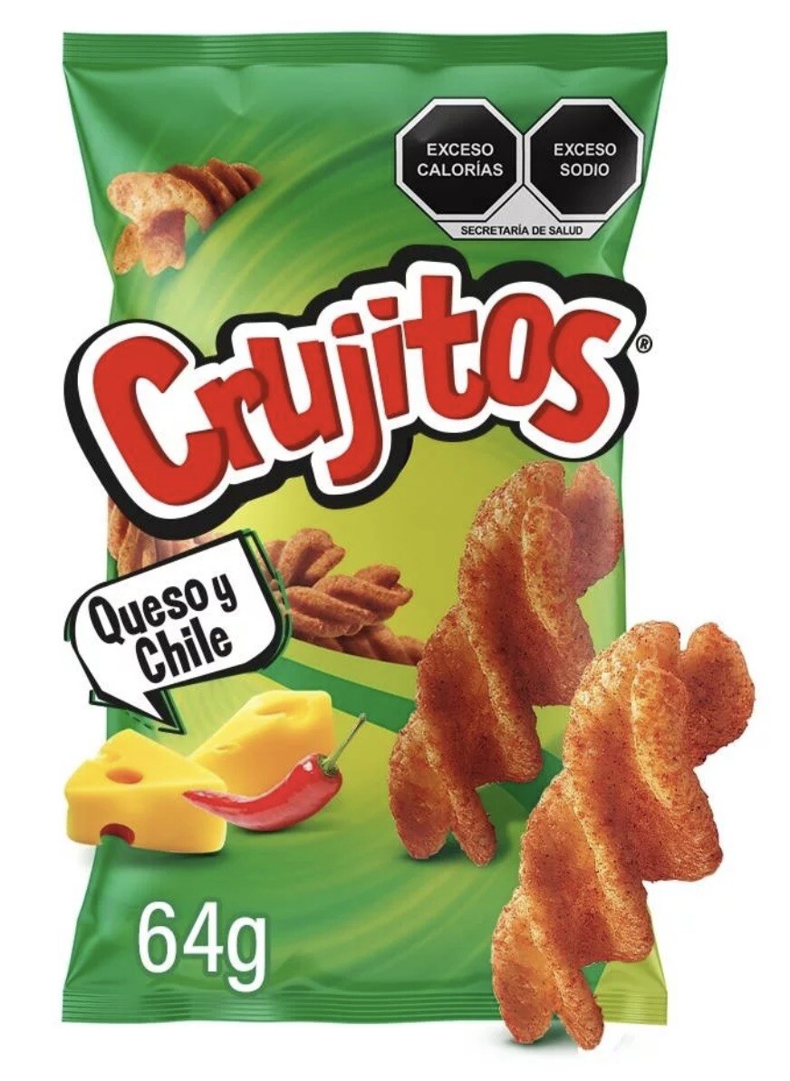 5X CRUJITOS – SABRITAS MEXICANAS (5 Paquetes de 64g c/u)