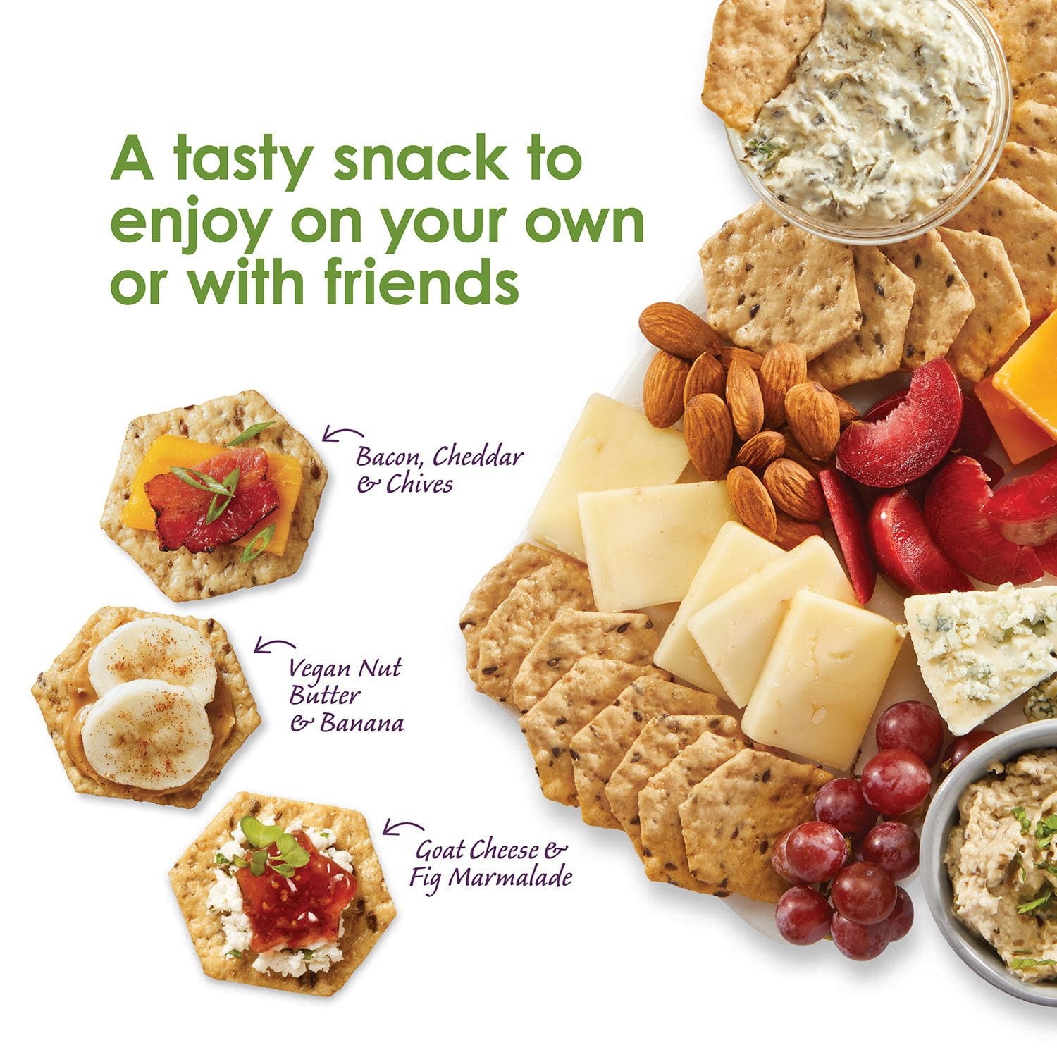 CRUNCHMASTER 5-SEED MULTI-GRAIN CRACKER BOX WITH 2 SEALED BAGS INSIDE SHIPS FREE