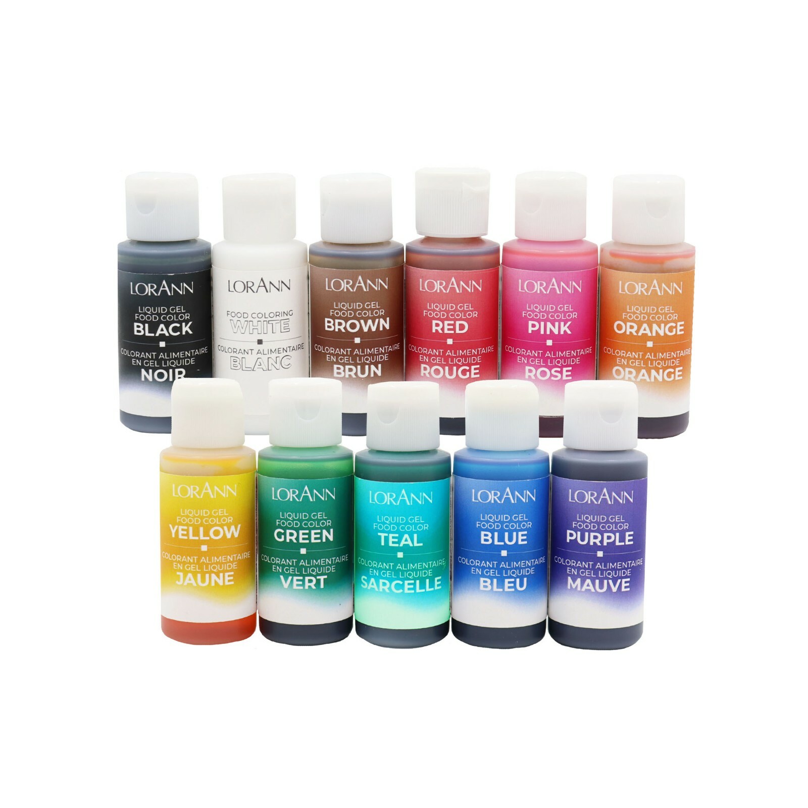 GEL Food Coloring Singles 1 oz, LorAnn – Choose from 10 Colors