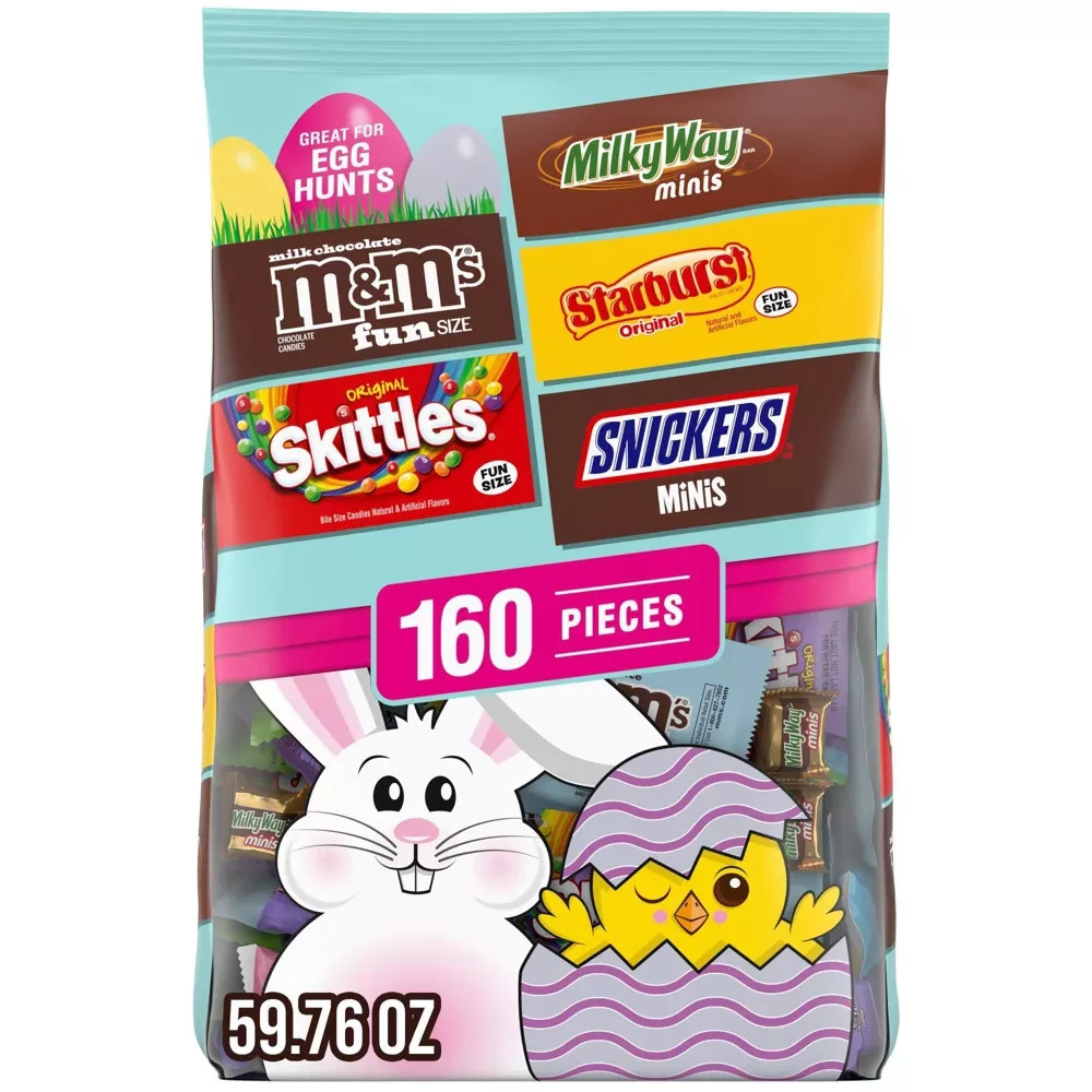 Mars Chocolate and Fruity Favorites Candy Variety Pack -160ct 59.76oz
