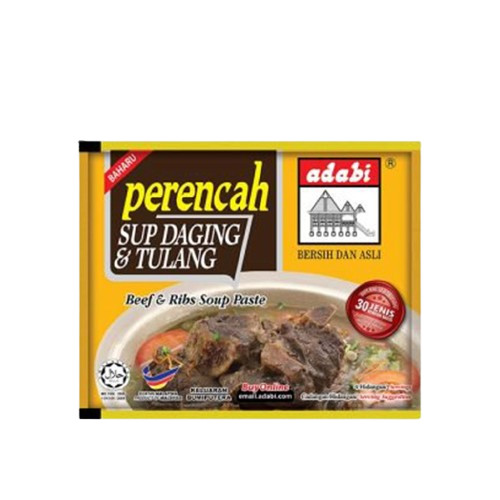 ADABI Perencah Sup Daging & Tulang 40gx5packs/Beef & Ribs SoupPaste FreeShipping