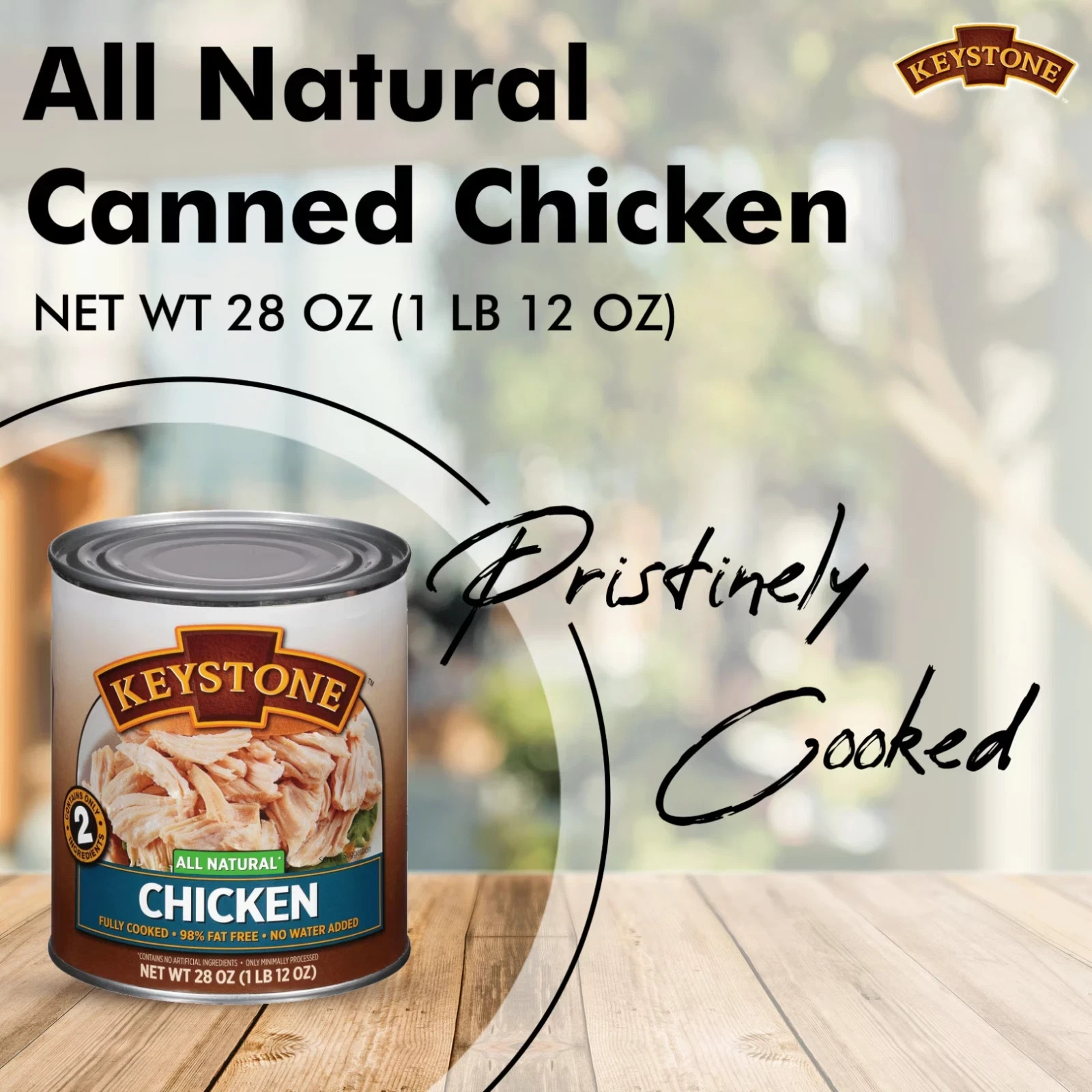 Keystone All Natural Chicken Canned -28 oz ,Free Shipping