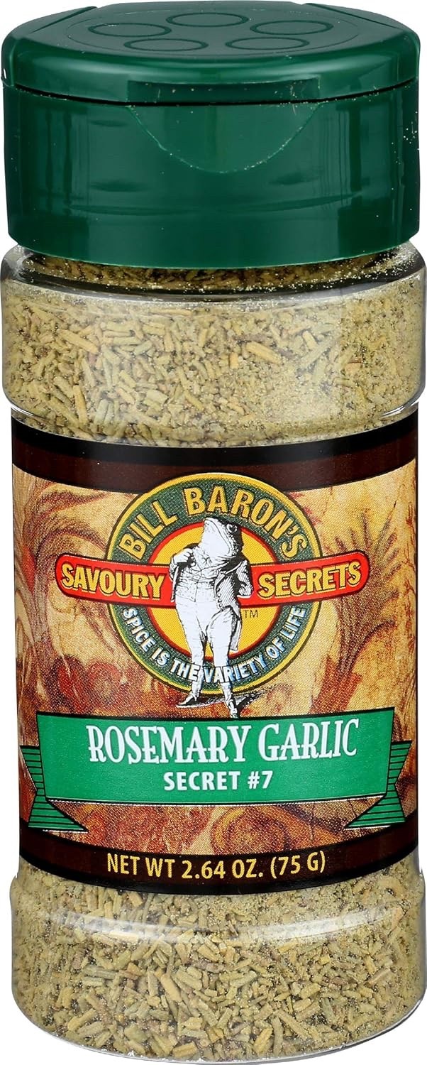 Bill Baron’s Savoury Secrets #7 Rosemary Garlic Seasoning Marinade, 3.74 OZ