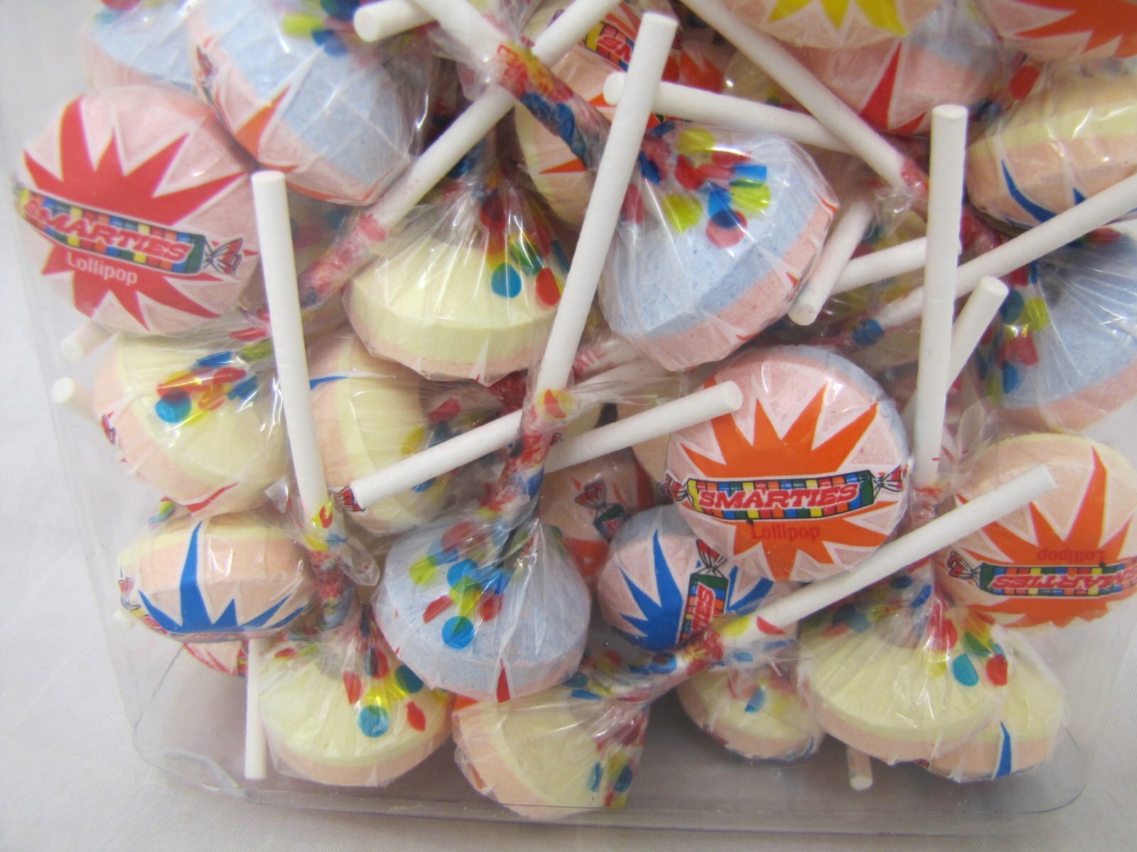 Smarties Double Lollies Pops Candy 120 Ct Tub Suckers Lollipops Bulk OVER 2 LB