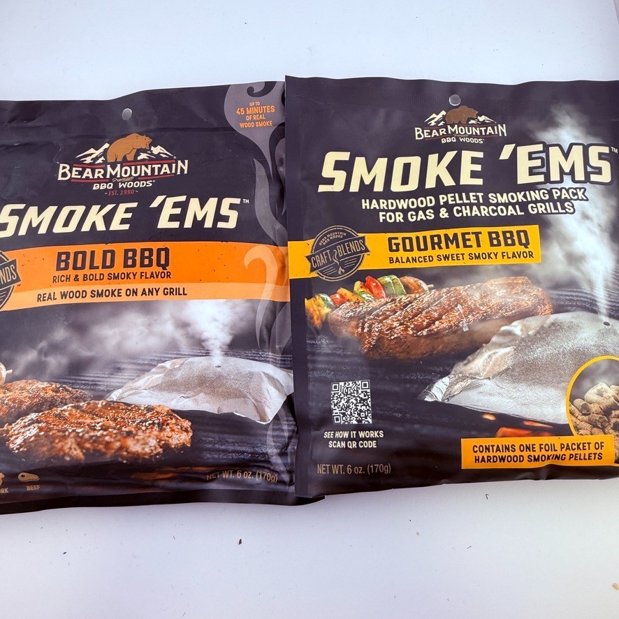 BBQ Gift Basket Smoke ’Ems Pellets Myron Mixon Rubs Grill Set