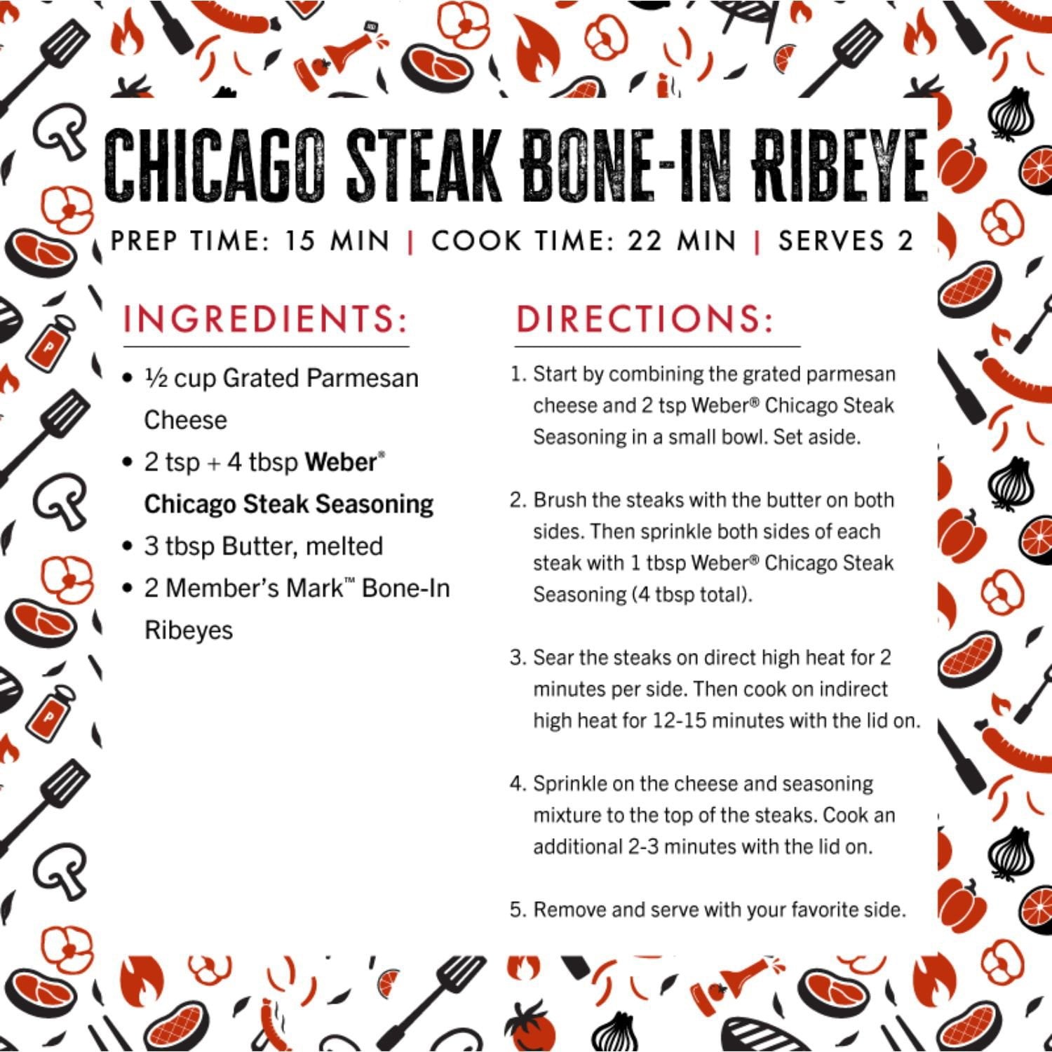 Weber Chicago Steak Seasoning, 28 oz.
