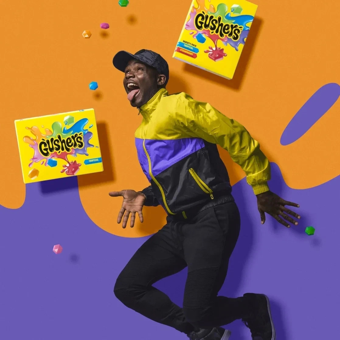Gushers Fruit Flavored Snacks, Tropical and Strawberry Flavors, 20 Ct, 16 oz